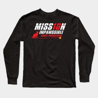 Mission Impawssible Ghost Purrotocol Dark Long Sleeve T-Shirt